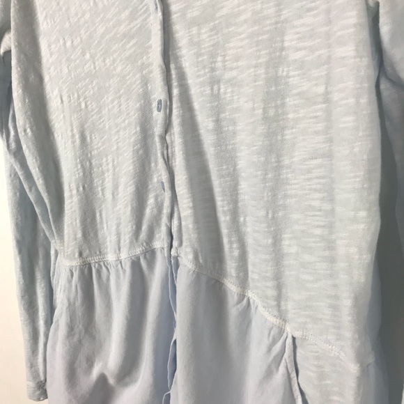 Anthro Draped Austa Button Down Top - Picture 4 of 7